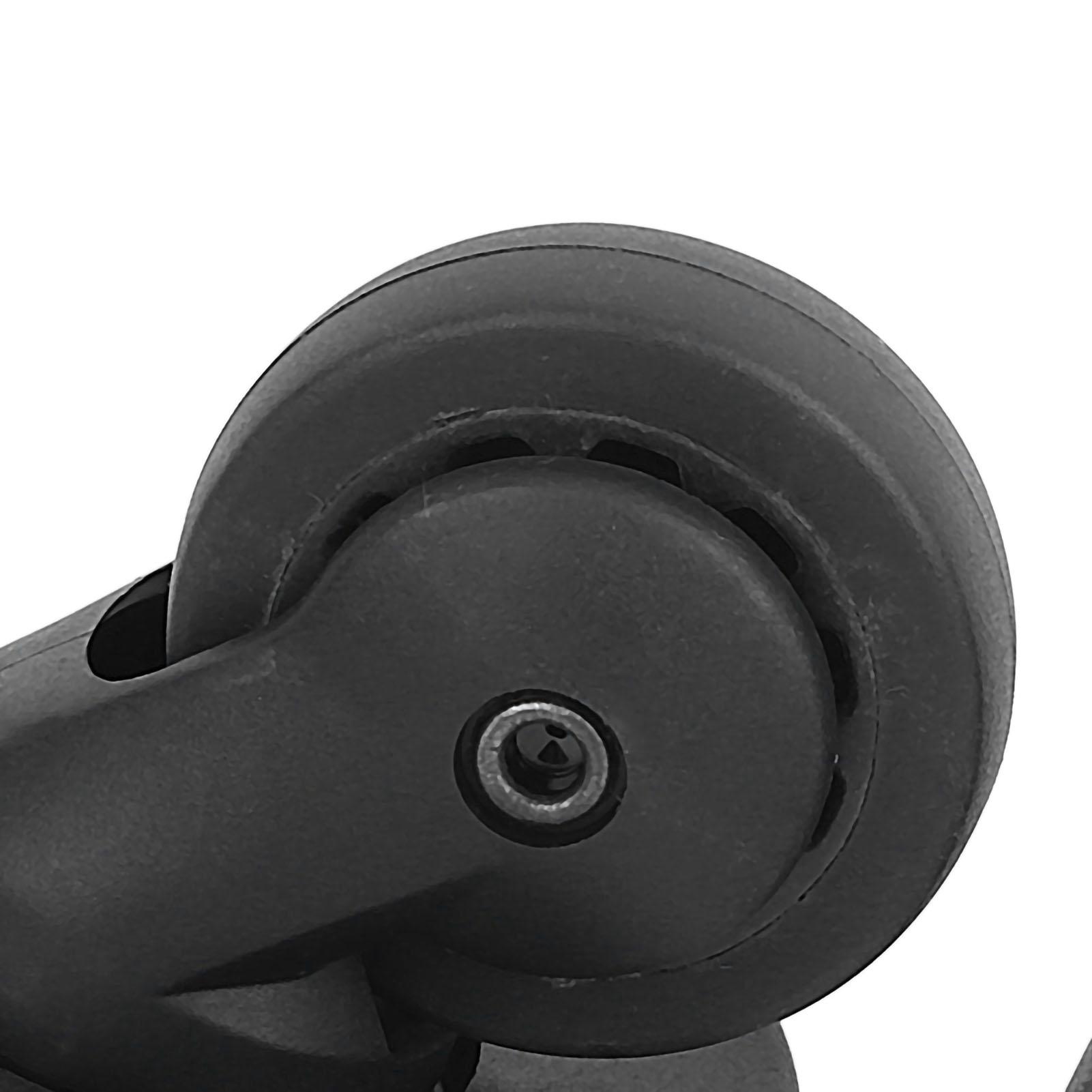 Бесшумное колесо для багажа Пара A65 Черное Бесшумное колесо для чемодана Универсальная замена для багажа Товары для улицы Бесшумное колесо для чемодана