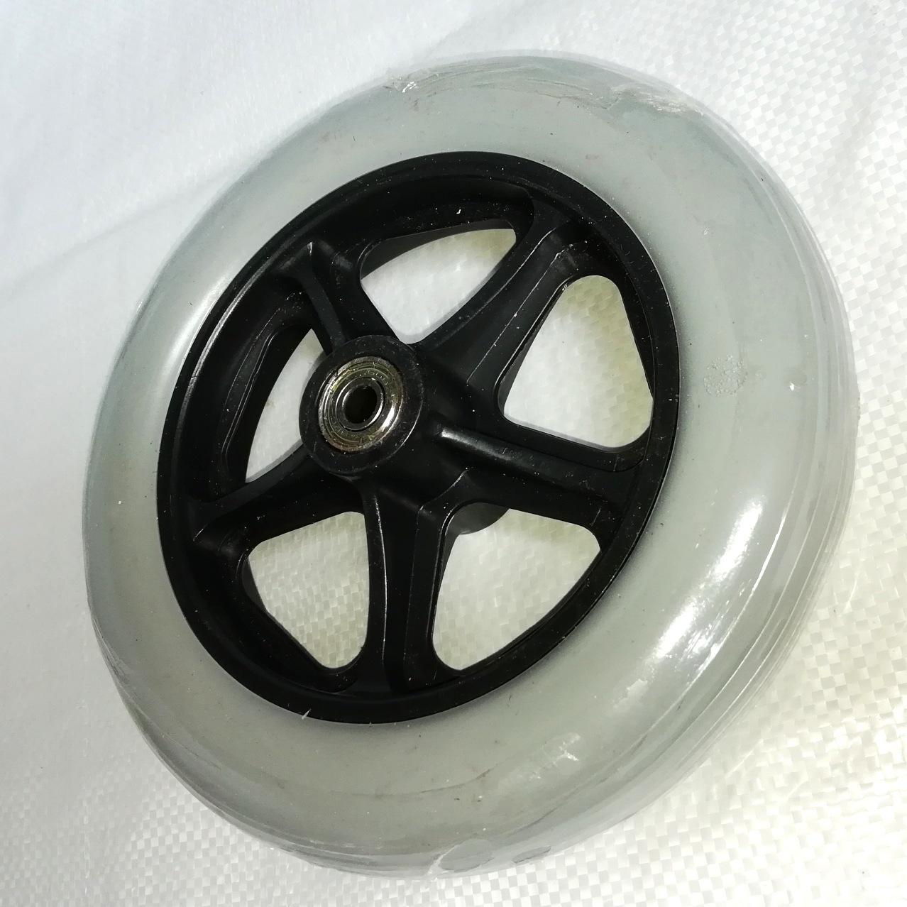 Утолщенное бесшумное одинарное колесо для медицинских инвалидных колясок